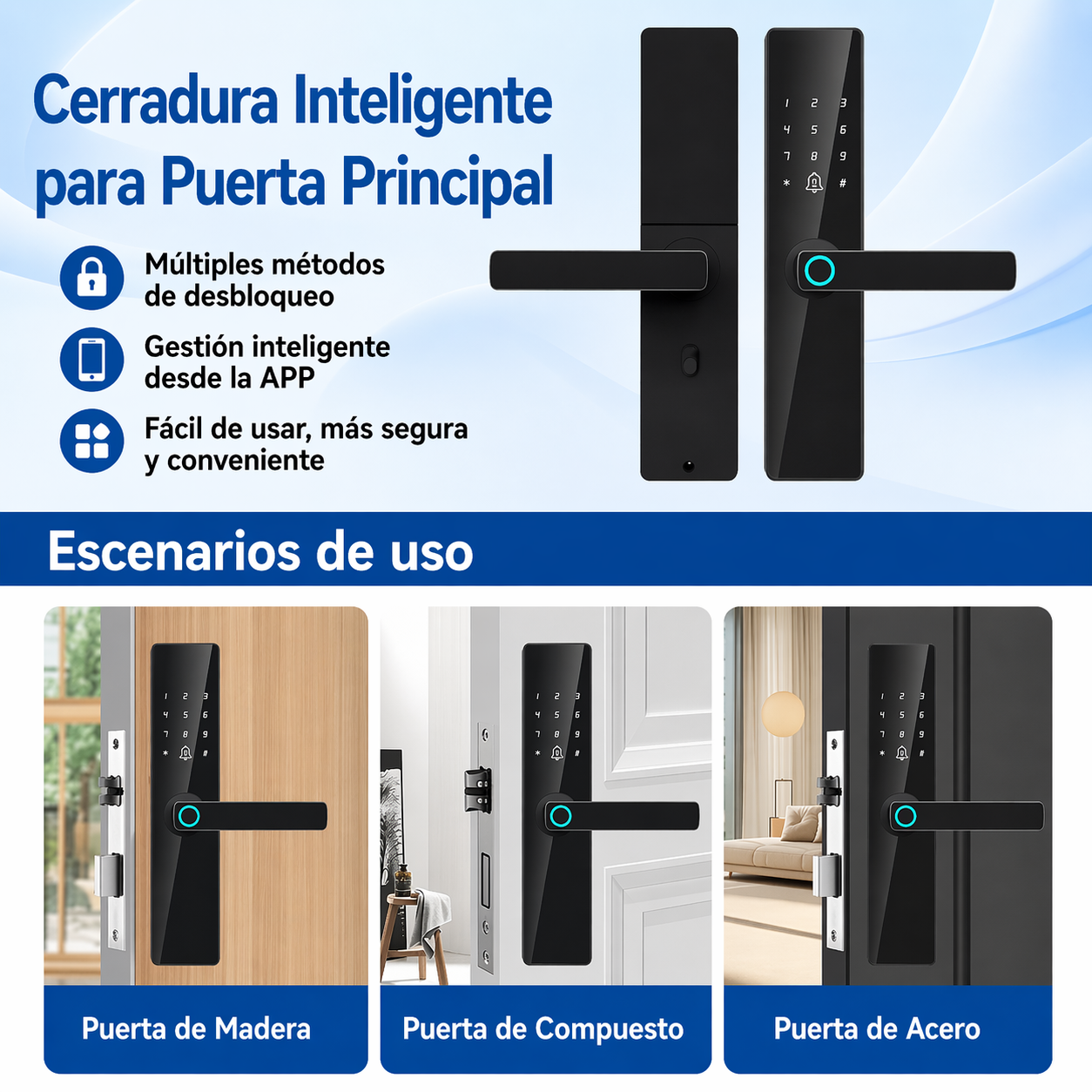 Yiyi Smart Lock Digital ( Wifi ) model 0210